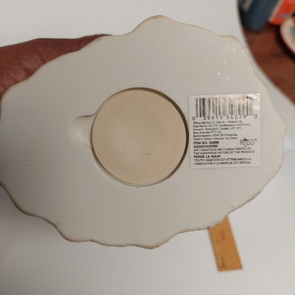 Russ Berrie The Sea Peepers w/ Sand Castle Ceramic Bank - Picture 8 of 9